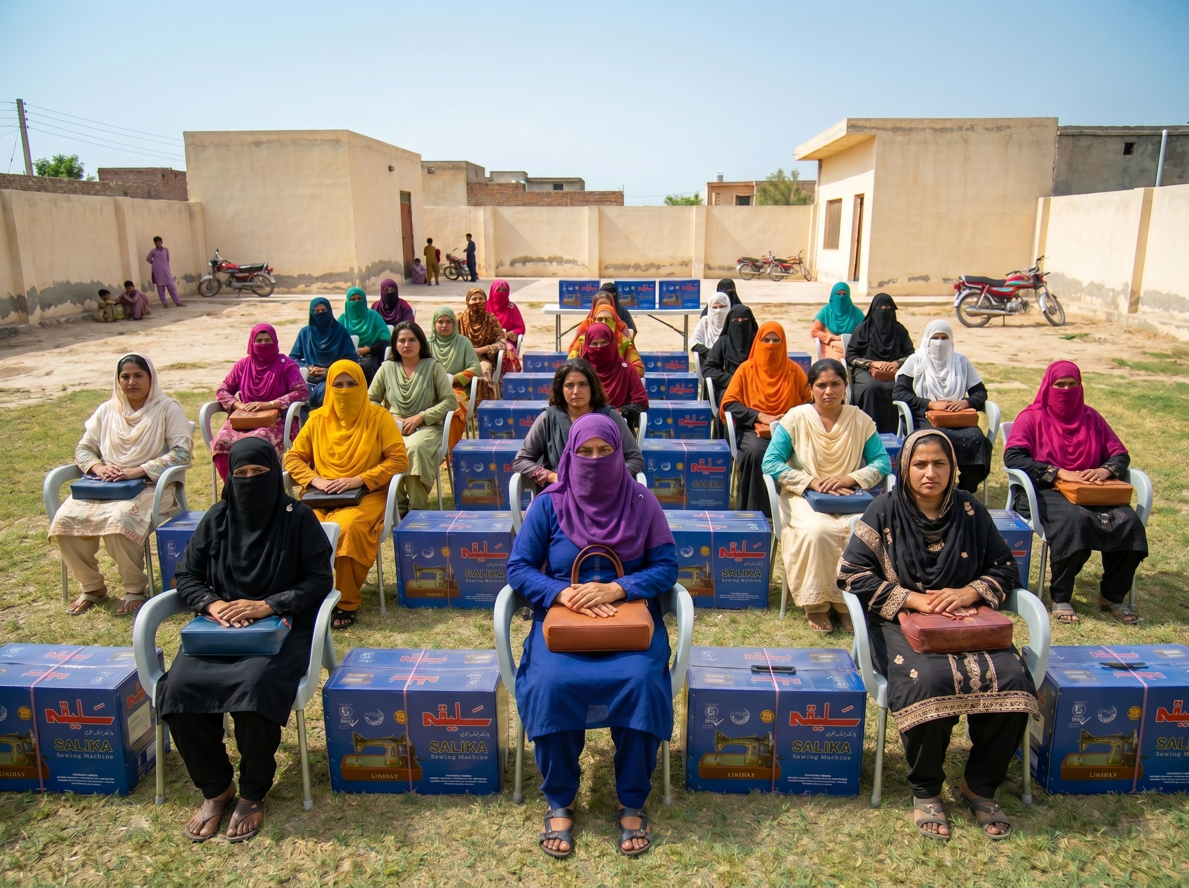 Women participating in empowerment programs by Taloo-e-Noor Welfare Foundation Pakistan